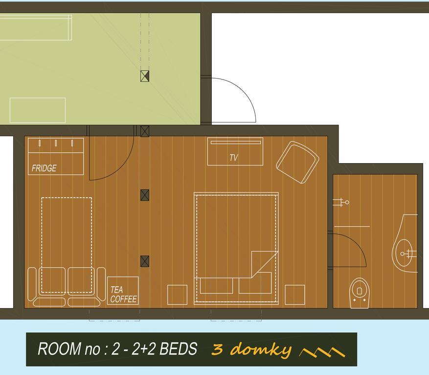 3 Domky Bed and Breakfast Demänovská Dolina Esterno foto