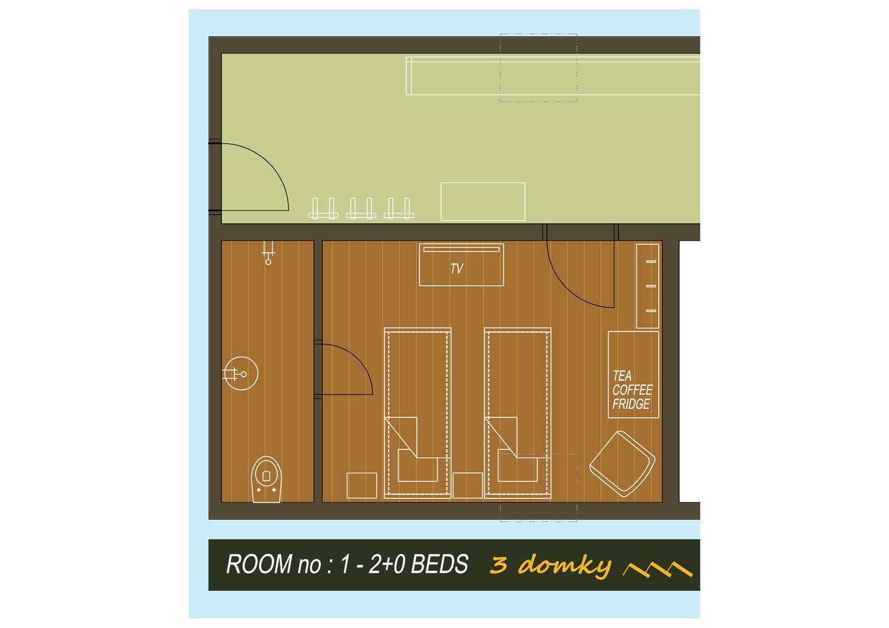 3 Domky Bed and Breakfast Demänovská Dolina Esterno foto